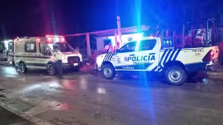 Paramédicos del SAMU trasladaron al lesionado al hospital.