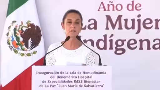 Claudia Sheinbaum inaugura sala de hemodinamia en La Paz y anuncia ...