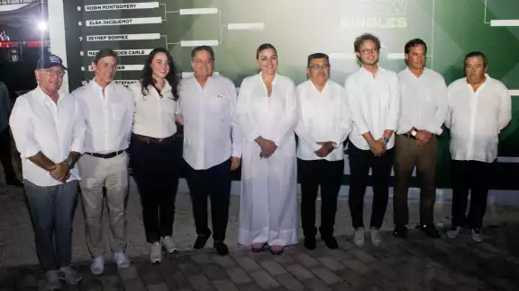 La alcaldesa de Mérida, Cecilia Patrón Laviada, ofició la la segunda edición del Mérida Open WTA 250. La alcaldesa de Mérida, Cecilia Patrón Laviada, ofició la la segunda edición del Mérida Open WTA 250.