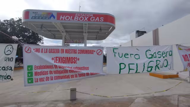 Vecinos prometen seguir luchando contra instalación de gasolinera Tomza.