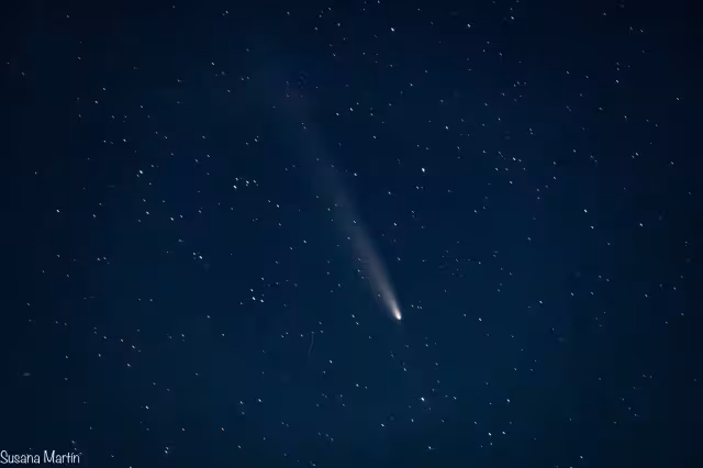 El cometa ya dejó el sistema solar