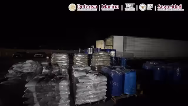 El aseguramiento se realizó sobre la carretera Panamericana Durango–Hidalgo del Parral