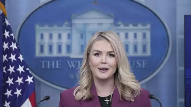 Karoline Leavitt, portavoz de la Casa Blanca