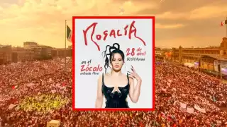 Rosalía ofrecerá un concierto en el Zócalo de la CDMX