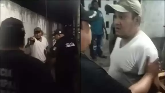 El Director de la Policía Municipal habría golpeado a una mujer además de que causó destrozos