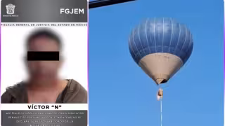 Vinculan a proceso a Víctor 'N' por incendio de globo aerostático en Teotihuacán