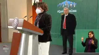 En conferencia de prensa, la titular de la SEP pidió que los alumnos vuelvan a clases sin temor