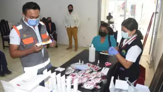 Las autoridades estarán trabajando en la aplicación pruebas rápidas en lo que resta del mes de noviembre mediante los módulos itinerantes