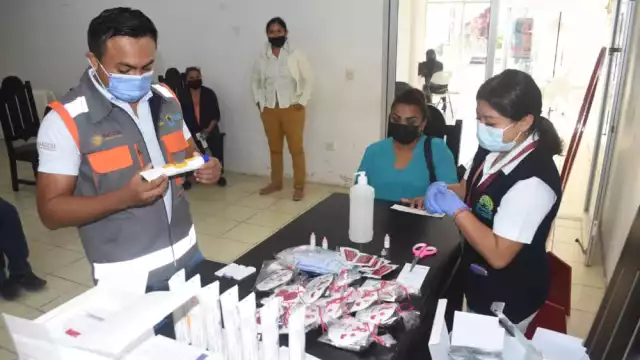 Las autoridades estarán trabajando en la aplicación pruebas rápidas en lo que resta del mes de noviembre mediante los módulos itinerantes