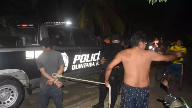 El hombre no es la primera vez que roba en la comunidad, por lo que vecinos se dijeron cansados