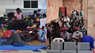 El primer grupo arribó el lunes a Chetumal con 45 migrantes haitianos y ayer fueron 115, que buscan la residencia en México