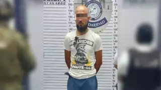 El hombre fue llevado ante la Fiscalía Especializada en Delitos Contra la Salud en Playa del Carmen donde se definirá su situación legal