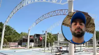 Una de las obras que el Alcalde Pablo Gutiérrez Lazarus dejó a cargo de Said Gorra del Río, está en la colonia Insurgentes de Ciudad del Carmen