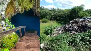 Los mantos acuíferos también son contaminados por los tiraderos clandestinos en la Ruta de los Cenotes en Puerto Morelos