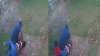 La mujer terminó en el suelo tras ser sometida por su ahora expareja de 59 años en Chetumal