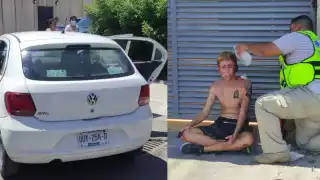 La víctima de los asaltantes fue golpeada en la cabeza para poderle quitar su dinero y las llaves de su vehículo