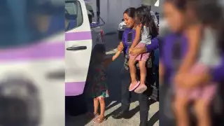 Las menores rescatadas en Cancún fueron llevadas para valoración médica, luego de que permanecieran un día encerradas y solas