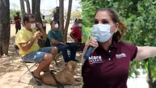 El hombre decidió mostrar su inconformidad hacia Mara Lezama