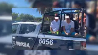 Los migrantes indocumentados detenidos en Isla Mujeres fueron trasladados a Cancún hacia las instalaciones del INM