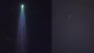 En el video corto se observa al Cometa Leonard pasar por Cancún, como parte de los avistamientos anunciados por astrónomos