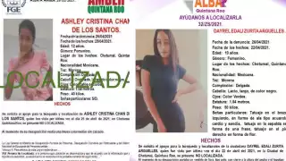 Fueron localizadas sanas y salvas