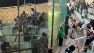 Los asistentes al partido de softbol en Chetumal se fueron a los golpes, por lo que fue solicitada la presencia de policías en el sitio