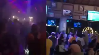 En las imágenes se observa la irresponsabilidad de las personas