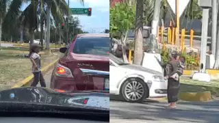 Las imágenes de los niños en Cancún fueron publicadas este primer jueves de septiembre en Twitter