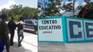 El alumno de Secundaria fue llevado ante un Juez Cívico en Cozumel, donde fue requerida la presencia de sus padres
