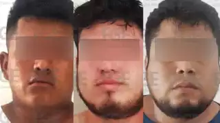 Los tres detenidos en Cancún fueron llevados a la FGE Quintana Roo en la ciudad donde se definirá su situación legal