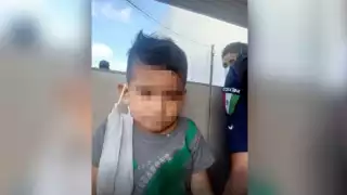 El menor, de nombre Matías, fue entregado a su madre tras ser rescatado en Cancún