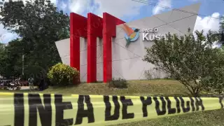 La Policía en Cancún acordonó la zona donde ocurrió el ataque abalazos del hombre en la ciudad, en espera de Servicios Periciales de la FGE Quintana Roo