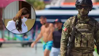 La Alcaldesa de Cancún indicó que será la FGE Quintana Roo la que informe sobre lo sucedido en Playa Langosta