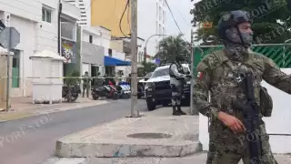 El cateo se llevó a cabo en la colonia Centro de Cozumel, cerca del edificio de Correos de la isla