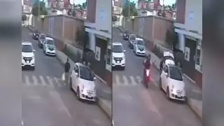 La maestra y subdirectora de una escuela en Xalapa quedó tendida en la banqueta frente a la Primaria 'Adolfo Ruiz Cortines' en la colonia Aguacatal