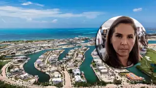 Dos empresas están involucradas en un movimiento notarial que logró dar a Mara Lezama y su familia, una lujosa casa en Cancún