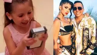 Kimberly Flores reveló por qué ella y Edwin Luna le compraron un teléfono de 25 mil pesos a su pequeña de cuatro años