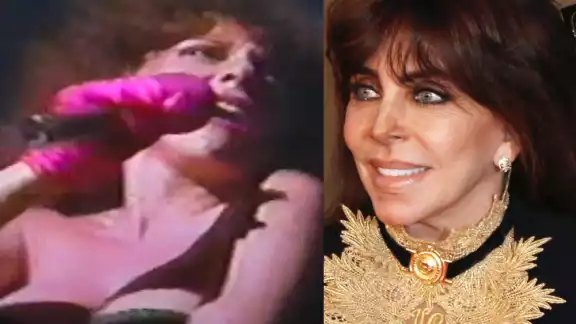 Verónica Castro derrochó sensualidad durante su presentación en la discoteca 'Christine' de Cancún en los años 80's Verónica Castro derrochó sensualidad durante su presentación en la discoteca 'Christine' de Cancún en los años 80's