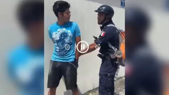 El video fue difundido en redes sociales El video fue difundido en redes sociales