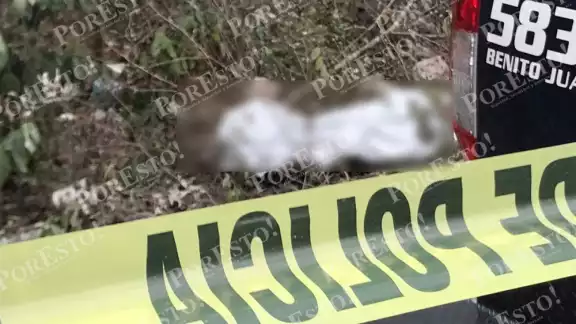 Policías acordonaron la zona donde fue hallado el hombre con signos de violencia en Cancún, para las investigaciones pertinentes Policías acordonaron la zona donde fue hallado el hombre con signos de violencia en Cancún, para las investigaciones pertinentes