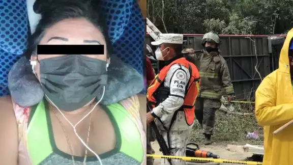 La mujer de 35 años iba rumbo a la capital de Yucatán, tras vacacionar unos días en Cancún con sus familiares