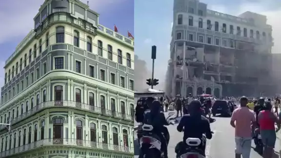 El Gobierno de Cuba indicó que ya hay rescatistas en la zona de la explosión del Hotel Saratoga para buscar si hay más personas atrapadas en el sitio El Gobierno de Cuba indicó que ya hay rescatistas en la zona de la explosión del Hotel Saratoga para buscar si hay más personas atrapadas en el sitio