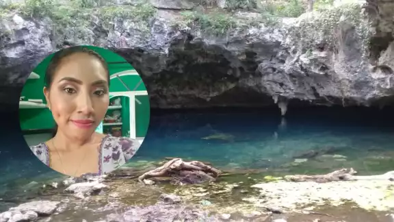 Lucely Uc fue encontrada muerta en este cenote, que ahora buscan convertir en una zona de esparcimiento para los vecinos de Puerto Aventuras en Quintana Roo