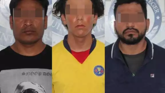 Los detenidos permanecen en la FGE Quintana Roo, sede Cancún, donde se definirá su situación legal en las próximas horas Los detenidos permanecen en la FGE Quintana Roo, sede Cancún, donde se definirá su situación legal en las próximas horas