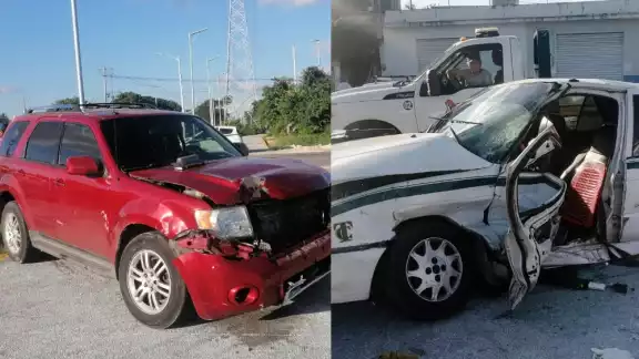 Los automóviles fueron retirados y llevados al corralón de la Secretaría de Seguridad Pública de Cancún Los automóviles fueron retirados y llevados al corralón de la Secretaría de Seguridad Pública de Cancún