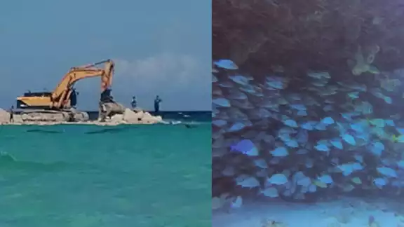 La Marina de Xcaret causó molestia entre pescadores y ambientalistas, por el daño que se puede provocar a los arrecifes La Marina de Xcaret causó molestia entre pescadores y ambientalistas, por el daño que se puede provocar a los arrecifes