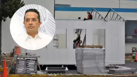 Una de las empresas beneficiadas incumplió el colocar carpas de atención COVID en el Hospital General de Cancún Una de las empresas beneficiadas incumplió el colocar carpas de atención COVID en el Hospital General de Cancún