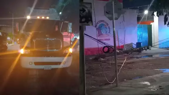 Vecinos de la colonia Colosio de Playa del Carmen retuvieron al chofer para entregarlo a la Policía Municipal Vecinos de la colonia Colosio de Playa del Carmen retuvieron al chofer para entregarlo a la Policía Municipal