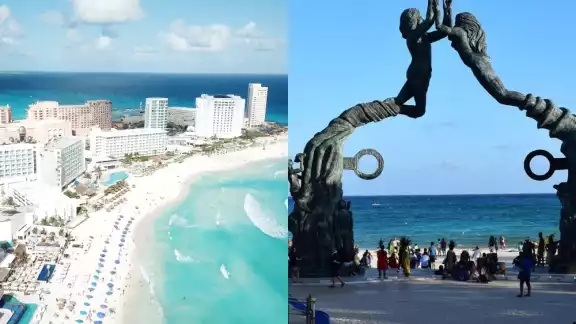 Cancún y la Riviera Maya se localizan en la Zona Norte de Quintana Roo y están separados por alrededor de 60 kilómetros Cancún y la Riviera Maya se localizan en la Zona Norte de Quintana Roo y están separados por alrededor de 60 kilómetros