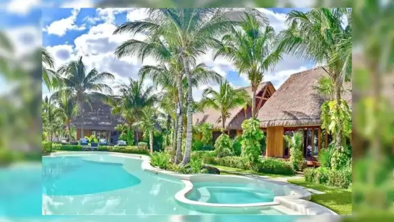 Villas Chakté se localiza en Punta Nizuc, al final de la Zona Hotelera de Cancún, y que ahora será sorteada en la Lotería Nacionak